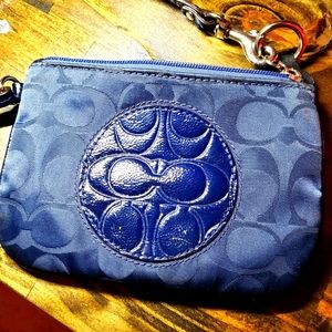 Coach Monogram Wristlet